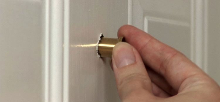 peephole door repair in Bakersfield