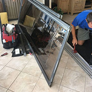 sliding glass door frame repair Bakersfield